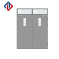 BS476 Customised size  Fire Rated Steel flush Door Steel Fire Proof Door For Commercial Use
